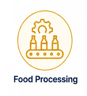 Food processing industry icon
